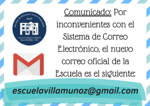 Nuevo correo electrónico institucional