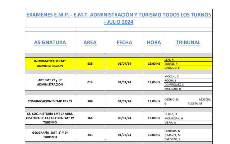 Lee más sobre el artículo CALENDARIO DE TUTORIAS Y EXAMENES DE JULIO