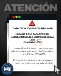 Nuevo inicio – capacitación en diseño web