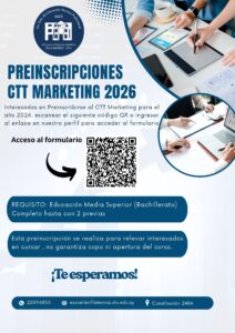 FORMULARIO PREINSCRIPCIÓN CTT MARKETING